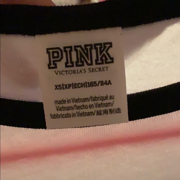 Black & White Sequin PINK Shirt - Picture 3 of 4